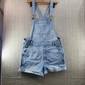 BDG Urban Outfitters Denim Overalls Shorts Womens 28 Blue Bib Shortalls Casual